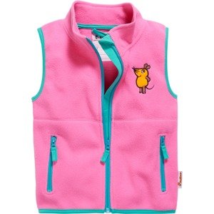 Dětská fleecová vesta Playshoes s myškou Pink Velikost: 128