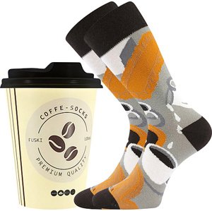 Lonka® Ponožky Coffee - 4 Velikost: 38-41 (25-27)