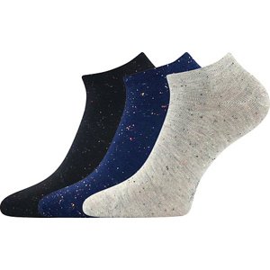 Lonka® 3PACK Ponožky Nopkana - mix A Velikost: 35-38 (23-25)