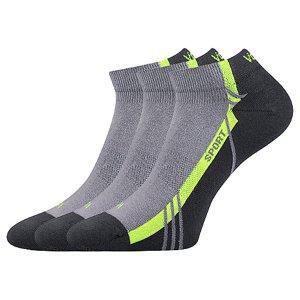 VOXX® ponožky Pinas světle šedá 3 pár 000000583000105869