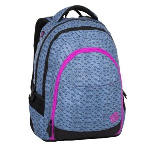 Studentský batoh DIGITAL 8 A - světle modrý 170410