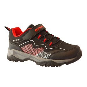 Navaho N7-509-26-02 Dětské softshellové boty černo / červené 29