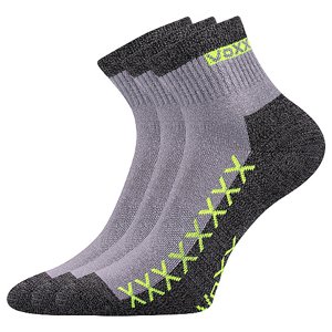 VOXX® ponožky Vector světle šedá 3 pár 43-46 113259