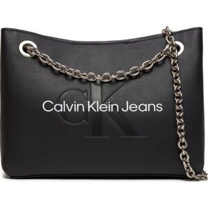 Kabelka Calvin Klein Jeans Sculpted Shoulder Bag24 Mono K60K607831 Černá