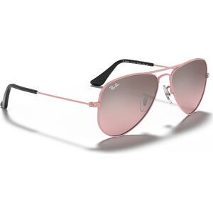 Dětské sluneční brýle Ray-Ban Aviator 0RJ9506S 211/7E Růžová