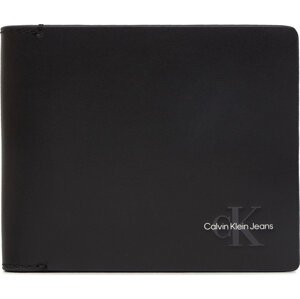 Velká pánská peněženka Calvin Klein Jeans Monogram Soft Bifold K50K512171 Černá