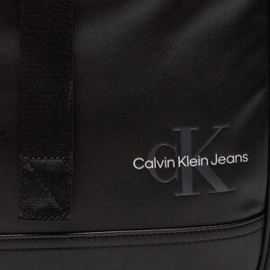Batoh Calvin Klein Jeans Monogram Soft Rolltop K50K512033 Černá