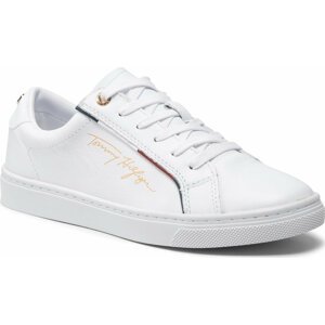 Sneakersy Tommy Hilfiger Signature Sneaker FW0FW06322 White YBR