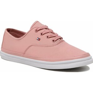 Tenisky Tommy Hilfiger Essential Kesha Lace Sneaker FW0FW06955 Soothing Pink TQS
