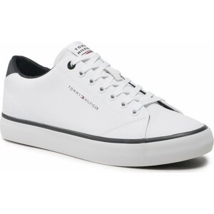 Sneakersy Tommy Hilfiger Hi Vulc Core Low Leather FM0FM04731 White YBS