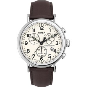 Hodinky Timex Standard Chronograph TW2V27600 Brown