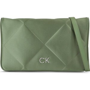 Kabelka Calvin Klein Re-Lock Quilt Shoulder Bag-Satin K60K611300 Sea Spray LKG