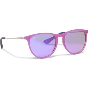 Sluneční brýle Ray-Ban 0RJ9060S Violet Fluo Transparent Rubber