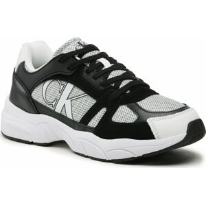 Sneakersy Calvin Klein Retro Tennis YM0YM00696 Black / White 0GJ