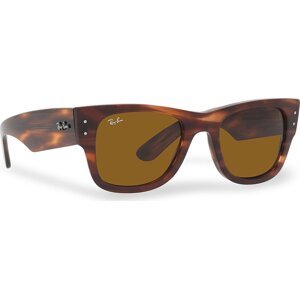 Sluneční brýle Ray-Ban 0RB0840S 954/33 Striped Havana/Brown