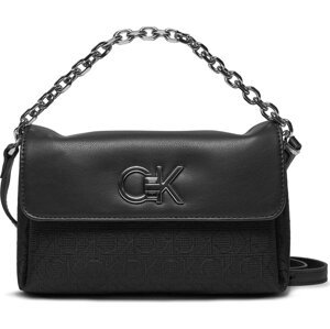 Kabelka Calvin Klein Re-Lock Mini Crossbody Bag_Jcq K60K611989 Black Jacquard Mono 0GK