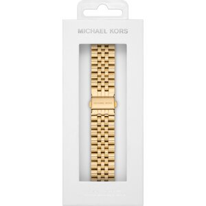Vyměnitelný řemínek na chytré hodinky Michael Kors MKS8055E Gold
