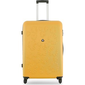 Velký kufr Semi Line T5590-6 Žlutá