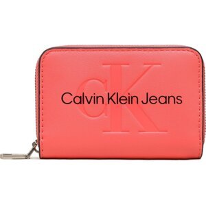 Malá dámská peněženka Calvin Klein Jeans Sculpted Med Zip Around Mono K60K607229 TCO