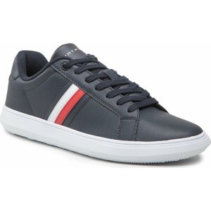 Sneakersy Tommy Hilfiger Corporate Cup Leather Stripes FM0FM04275 Desert Sky DW5