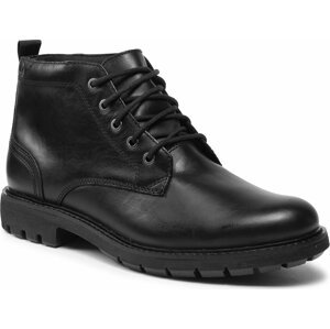 Kotníková obuv Clarks Batcombe Mix 261734267 Black Leather
