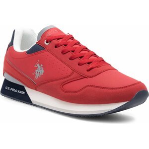 Sneakersy U.S. Polo Assn. NOBIL003M/CHY4 Červená